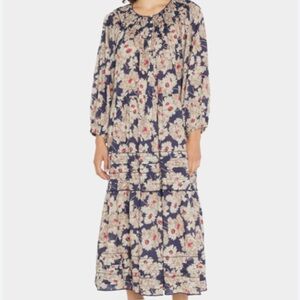THE GREAT SMOCKED PLUMERIA DRESS IN PRAIRIE BLOOM FLORAL